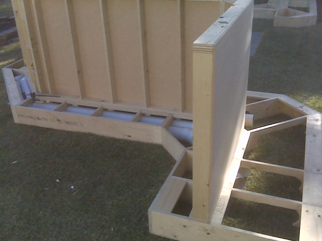 Plumbing wall